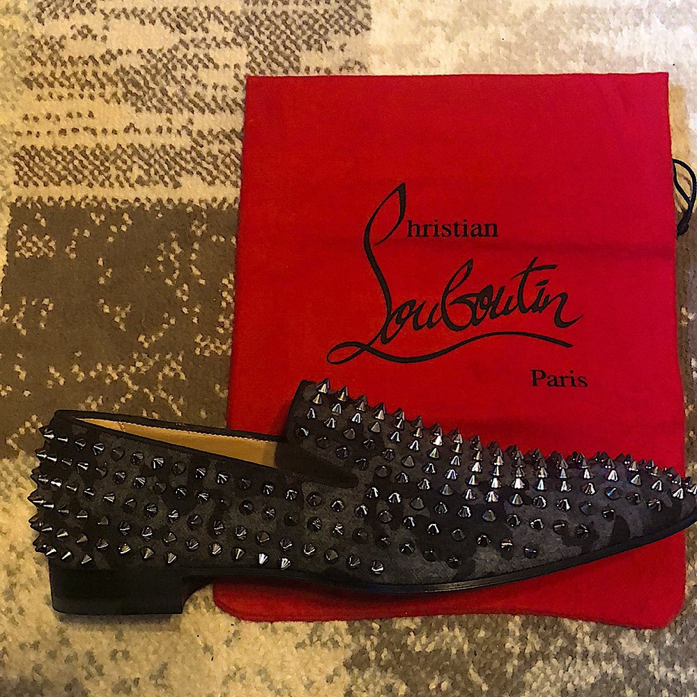 Christian Louboutin Dandelion flat 42.5 black/grey